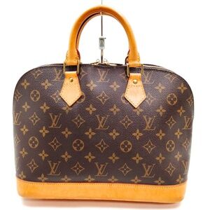 Louis Vuitton Monogram Shoulder Bag in Brown and Tan